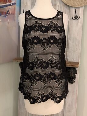 Guess Black Lace Camisole
